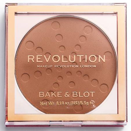 Makeup Revolution Bake and Blot Powder Deep Dark 5.5g