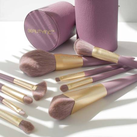 Beauty Inc. Premium Collection Magnolia 9pcs Makeup Brush Set