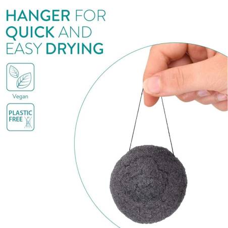 County Konjac Sponge Bamboo Charcoal