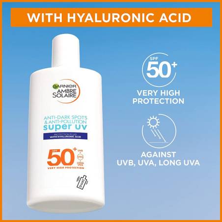 Garnier Ambre Solaire Super UV Anti Dark Spots &amp; Anti Pollution SPF50 40ml