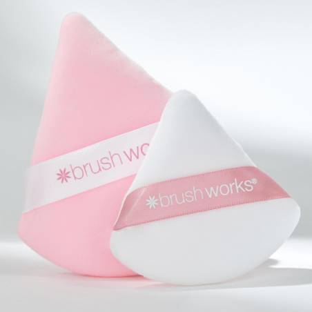 Brushworks Triangular Powder Puff Duo