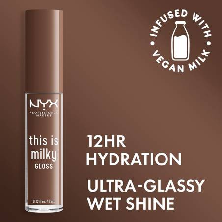 NYX This Is Milky Lip Gloss 08 Milk The Coco
