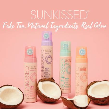 Sunkissed Self Tan Mousse Dark 200ml