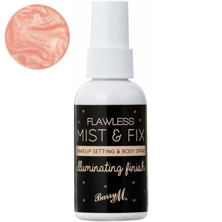 Barry M Flawless Mist & Fix Makeup & Body Illuminating Setting Spray 50ml