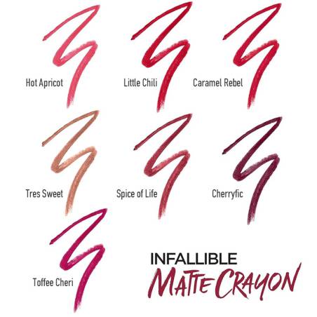 L’Oreal Infallible Matte Lip Crayon Caramel Rebel
