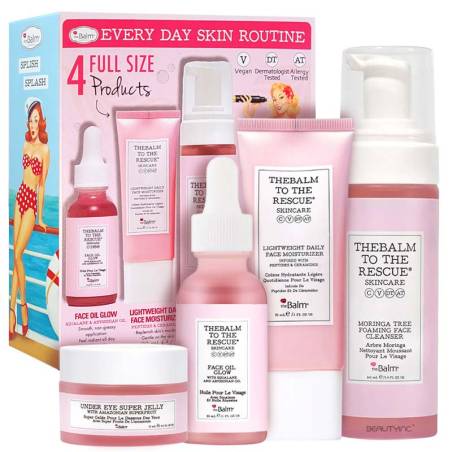 The Balm To The Rescue Skincare Collection Every Day Skin Routine 4pcs Set