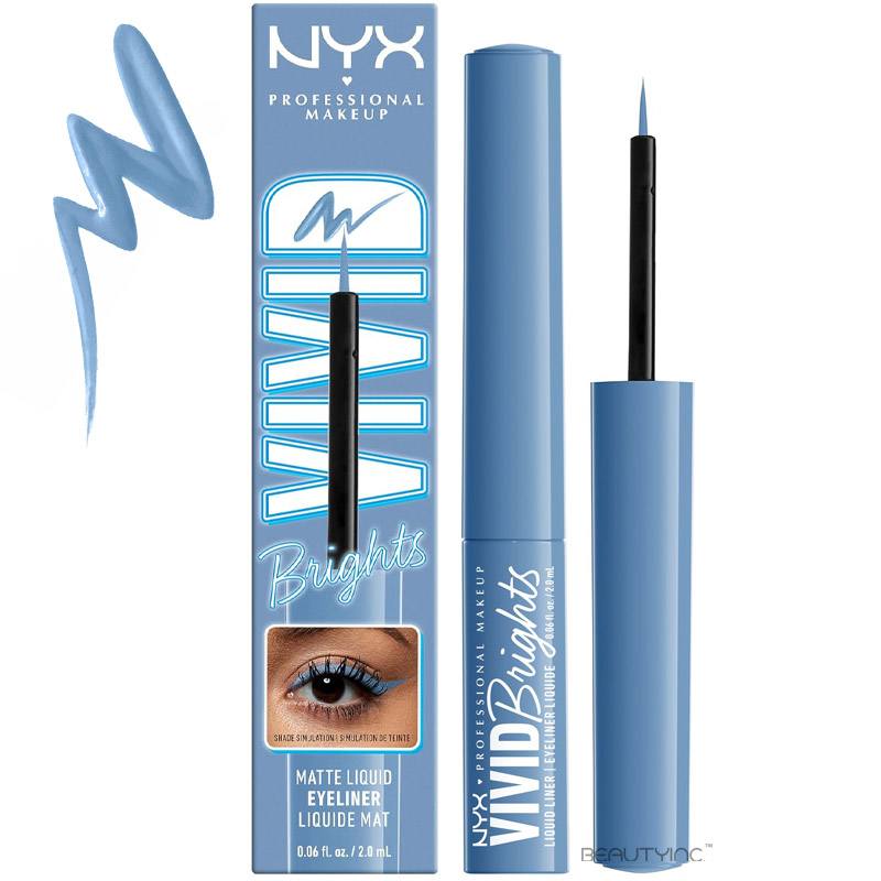 💙 Make it POP με μια γραμμή! 💙Το απόλυτο statement eyeliner είναι εδώ! ΤοNYX Vivid Brights...